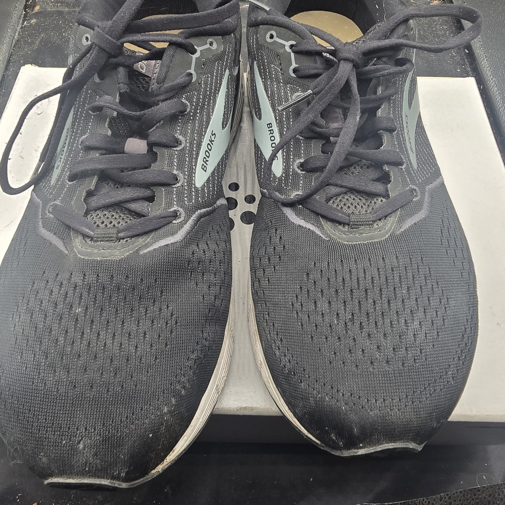 Brooks Black and Gray Athletic Shoes